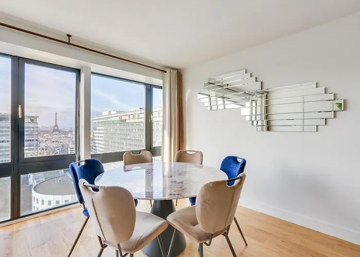 アパート Luxury 75m2 With Eiffel Tower View, Metro 1 Min, Parking *